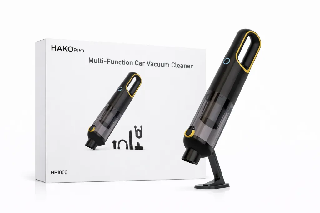 HAKOPRO HP1000 Auto Staubsauger – Kabellos – Schwarz – Multi-Function Vacuum Cleaner