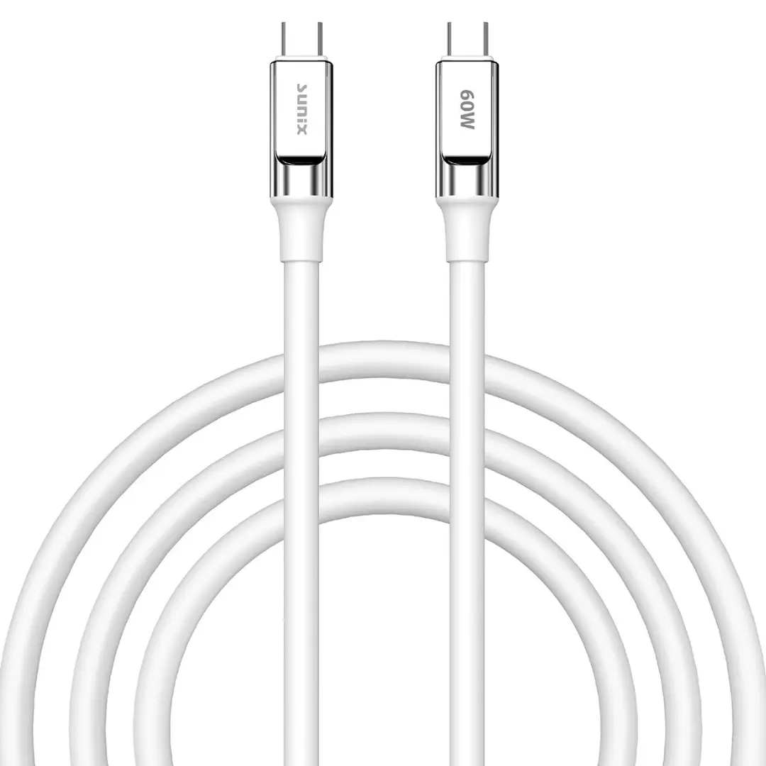 SC66 TYPE-C TO TYPE-C CABLE WHİTE